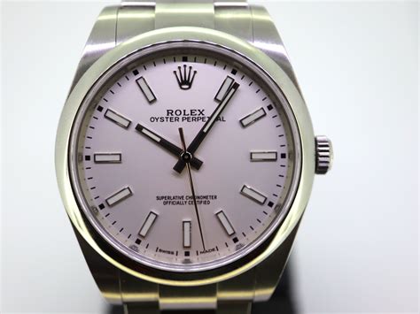 rolex 39mm oyster perpetual rhodium|Rolex Oyster Perpetual price.